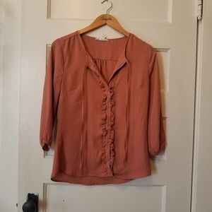 Forever21 Dusty Rose Blouse